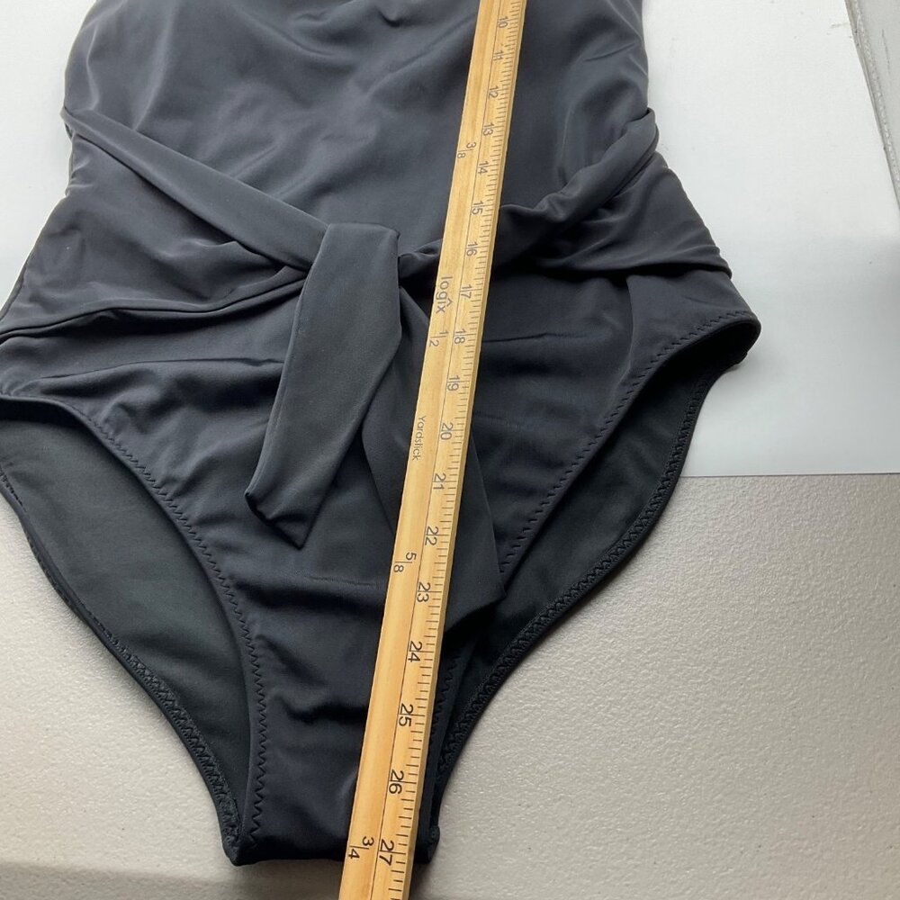 Fabletics Scoop Tie Back/Front Shaping Slimming One-Piece Swimsuit Minimalist - Picture 5 of 16